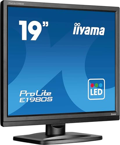 iiyama E1980S-B1, monitor LED 48 cm 19 SXGA HDMI DP nero