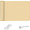 EKalgretrA Pantalla de privacidad for balcón, Impermeable, Opaca, de poliéster Toldo Lateral retráctil(Beige,80X300cm)
