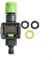 RichVibe Gartenschlauch Wasserzähler 3/10.2 cm Kunststoff Durchflusssensor Genaue Messung Echtzeit Datenanalyse Grün