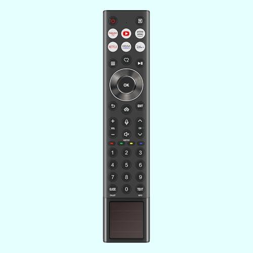 Sostituzione del telecomando intelligente vocale ERF6A66, fit for Hisense Mini-LED Smart TV 65U8NQTUK 75U8NQTUK 65U7NQTUK 75U7NQTUK 110UXNQTUK Canvas TV 55S7NQTUK