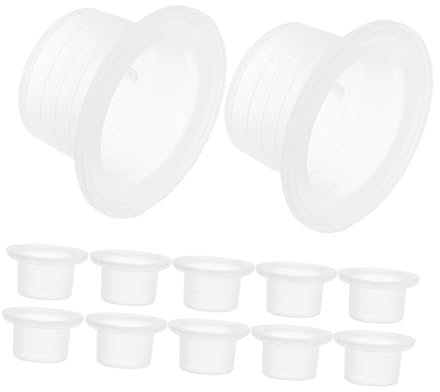 Mikikit 50 Pièces Rondelles de Robinet Silicone Lot de Joints Étanches pour Tuyaux de Robinet Gasket Flexible Caoutchouc pour Réparation de Plomberie