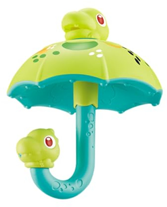 Watreketal Paraguas de dinosaurio creativo de dibujos animados para niños, juguete de baño para niños, divertido juguete interactivo de ducha para niños rociador de baño