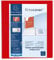 Exacompta 51844RE Präsentationsringbuch KreaCover aus blickdichtem Kunststoff für DIN A4, 4-D Ring Mechanik 50 mm, Rücken 75 mm, rot ideal für Schule und Büro Ringhefter Ringordner Ringbuchordner