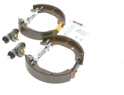 Bosch KS167 Kit Super Pro - Rear drum brake kit - 1 pre-assembled set, 2 wheel brake cylinders, 4 brake shoes