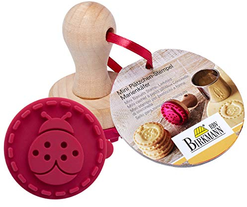 RBV Birkmann, 340336, Mini-Plätzchen-Stempel Marienkäfer, Ø 5 cm