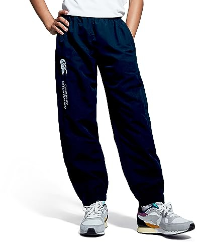 Canterbury Junior Boys Cuffed Stadium Pant | Tracksuit/Jogging Bottoms | Lounge Pants | Durability And Comfort | Extra Warm | Cuffed Hem Track Pants, Navy, 10