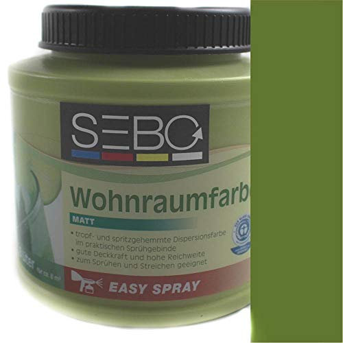 Wohnraumfarbe oliva matt 2x0,8l