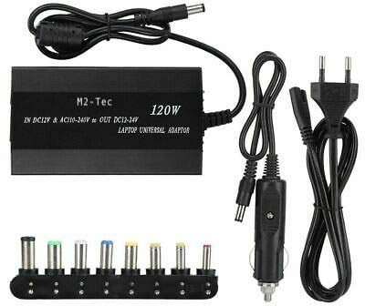 Ladekabel Netzteil Notebook Laptop 120W 220v 12v Kfz Kompatibel mit: IBM ASUS Toshiba Dell Acer