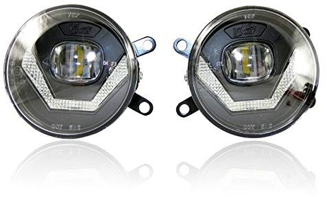 2x Nebelscheinwerfer + Kabel L+R Satz 2x5W LED 12V E4 Prüfezeichen Neu OVP Hochwertig Passgenau