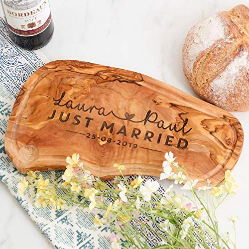 That's Nice That Personalised Wooden Chopping Board - Custom Cutting Board Or Wooden Serving Board - Ideal Wedding Gifts or Anniversary Gifts