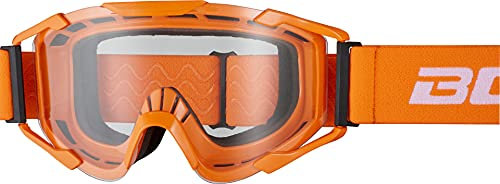 Bogotto B-ST Motocross Brille, orange/weiß, Einheitsgröße