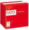 Fato - Einwegpapierservietten, Ideal für Aperitifs und Cocktails, Packung mit 100 Servietten, Größe 24x24, 4-fach gefaltet, 2-lagig, Farbe Rot, 100% reines Zellulosepapier, FSC-zertifiziert