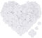 4000PCS Pétales de Rose Blanc Artificielle en Soie pour Décoration de Mariage, Saint Valentin, Fête, Anniversaire -Pétales de Fleur Eternelle Cadeau pour Amie/Copine/Financée/Femme/Maman