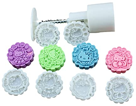 Hello Kitty Kuchenform, 5,6 cm, selbstgemachte Handpresse, Keksstempel, Gebäckwerkzeug, Mittelherbst, Festival, Mond, Kuchenform, Druckbackform