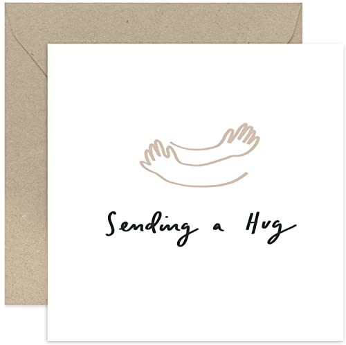Old English Co. Grußkarte für Freunde, süßes Miss You-Design für Sie oder Ihn | Thinking Of You, Condolences, Sympathy, Sorry | Blanko-Innenseite und Umschlag im Lieferumfang enthalten