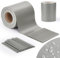 jarolift PVC Strisce Frangivista per Recinzione, Impermeabile, Frangivento, Incluse 25 Clip di Fissaggio, Rotolo 40 m x 19 cm, Grigio - Agata