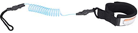 Ejoyous Bodyboard Leash, 5mm Stand Up Paddle Board Leash Coiled Spring Leg Foot Rope Surfing Leash for Surfboard, Bodyboard Cord Paddle Leash for Kayak