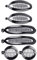 PLABBDPL 6 Pcs pinces à cheveux en forme de banane française, peignes à cheveux et pinces à banane rondes, pinces à queue de cheval, accessoires de coiffure pour femmes et filles (noir)