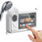 Soporte para TeléFono Ducha con Altavoz InaláMbrico Bluetooth │para BañO BañEra Cocina Espejo De Pared │Impermeable 480 RotacióN Visible Soporte para TeléFono De Ducha Altavoces De Montaje En Caja (C