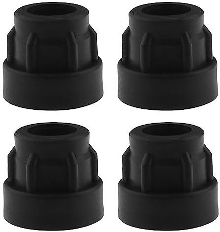 ECSiNG 4pcs Réducteur d'entretoise Bague de Réduction d'essieu de Roue Insère Remplacement en Plastique pour des Roues de Chariot Camion de Sac de Diamètre Intérieur de 1 pouce