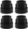 ECSiNG 4pcs Réducteur d'entretoise Bague de Réduction d'essieu de Roue Insère Remplacement en Plastique pour des Roues de Chariot Camion de Sac de Diamètre Intérieur de 1 pouce