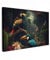 MuchoWow© Wandbilder Groß 120x80 cm XXL Schlafzimmer Home Deko Wohnung Bild Wohnzimmer Fotoleinwand Wand Bilder Leinwand Wall Decor Blumen - Vogel - Dschungel - Pflanzen - Tukan - Natur - Grün
