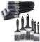 JAPCHET 12 Pcs 6 Sizes Paint Brush Set, No Loss Decorating Paint Brush,Flat Paint Brush Set for Walls and Ceilings, 1, 1.5, 2, 2.5, 3, 4 Inches