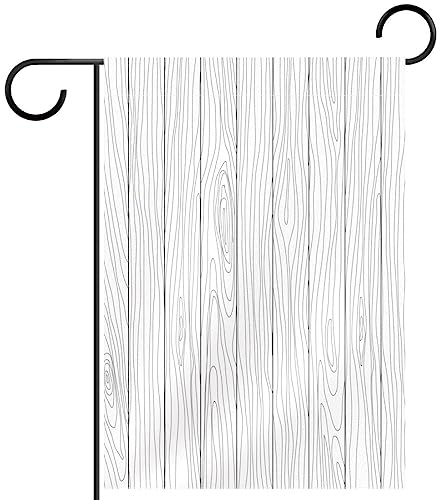 Gartenflagge aus Holz, 30,5 x 45,5 cm, Bauernhaus-Dekoration, Outdoor-Flaggen, doppelseitig, vertikales Banner