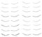 Tatouage des cils inférieurs, 80 paires de faux cils autocollants, bande de cils inférieurs imperméables jetables, faux cils naturels en grappes, tatouages temporaires (B)