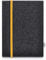 Stilbag Hülle für MacBook Pro 14 inch | Etui Case aus Merino Wollfilz | Modell Leon in anthrazit/gelb | Notebook Schutz-Hülle Made in Germany