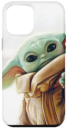 iPhone 15 Pro Max Star Wars The Mandalorian Grogu White Case