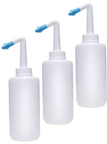 minkissy 3pezzi Nasale Per Irrigazione Pulitore Naso Portatile Per Adulti Rimozione e Bottiglie Per