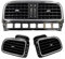 DZSFSTRHRRT Salida Aire Coche para VW para Polo 2011 2012 2013 2014 2015 2016 2017 2018 6RD 819 704 6RD819704 Cubierta Rejilla Ventilación Salida Aire Acondicionado Rejilla Salida Aire