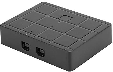 Druckerkabel-Splitter, 2-Port-Umschalter, Drucker-Splitter für Zwei Computer, USB-Umschalter für Zwei Computer, Druckerzubehör für USB-Drucker/Scanner/Maus/Tastatur/mobile