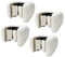 Hahhhha 4 Pcs Broom Organiser for Wall,Mop Holder Wall Mounted,Broom Holder Wall Mounted Self Adhesive,Broom Holder Self Adhesive,Broom Organiser,Kitchen Cupboard Organiser(SIZE:1.97x2.56x1.69inch)