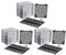 Daijianbin 3 unidades de 5,25 a 5 x 3,5 SATA HDD Cage Rack Caja de Disco Duro Adaptador de Bandeja de Disco Duro