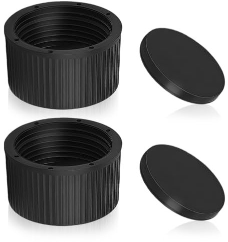 GUIZIYAO Couvercle de vidange de Filtre à Sable, Bouchon et Joint de Vidange, Couvercle de vidange de Filtre à Sable de Piscine, Couvercle de Filtre de Piscine, Accessoires de Piscine