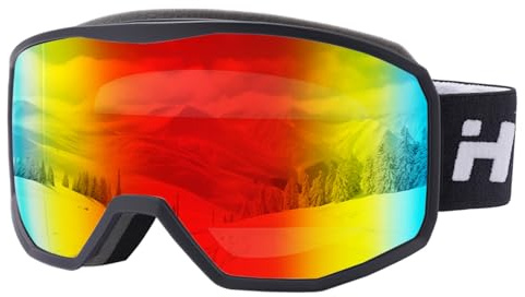 Hioutdoor Skibrille Snowboardbrille 100% UV-Schutz Anti-Fog OTG Unisex Helmkompatibel Double Lens Winddicht Schaumstoffpolsterung für Skifahren Snowboard Motorrad Outdoor Aktivitäten