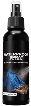 GkgWuxf Fabric Waterproofing Spray Outdoor - Carpet Water Resistant Liquid 120ml | Waterproof Solution for Carpet Upholstery Furniture Windbreaker Hiking Shoe Rainy Season