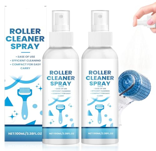 2 Bottles Derma Roller Cleaner, Derma Roller Disinfectant Spray, Alcohol Spray Cleaner for Microneedles, Beard Rollers, Microneedle Pens, Face Toning Devices, Scissors and Manicure Sets, 100ml*2