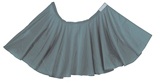 Comair 3040194 Frisierumhang Crash kurz, 85 x 85 cm, grau