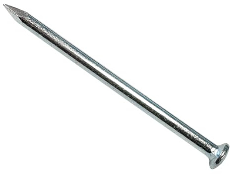 Forgefix Don Quichotte Medium Gauge Masonry Nail, Zinc Galv. 3.0 x 30mm (Box 100), for Fastening Cabling, Timber Form Work etc. in Masonry Applications