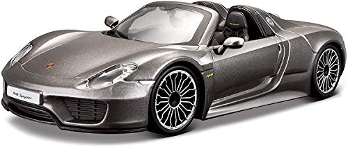 Bburago 15621076 - Porsche 918 Spyder, Farblig Sortiert