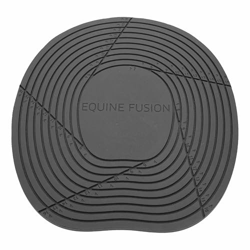 HORZE Equine Fusion Dampening Hoof Boot Pads 2.0 Pair - Black - Regular