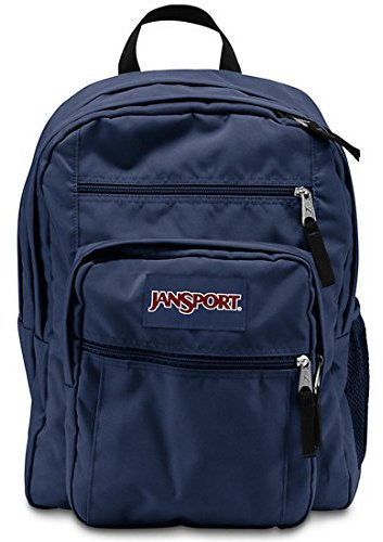 JANSPORT Big Student Rucksack - Deep Navy, 44 x 33 x 25cm