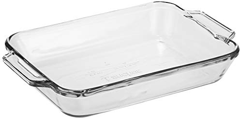Anchor Hocking Basics Rectangular Baking Dish, 2.0 Litre Tempered Glass