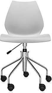 Kartell Maui Essstühle, Plastik, grau, 52 x 85 x 58 cm