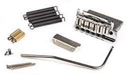 Fender American Ultra Stratocaster® Bridge Assembly, Polished Steel