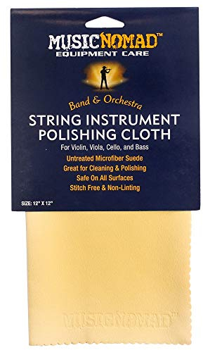 MusicNomad MN731 String Instrument Premium Microfiber Polishing Cloth, 12 x 12