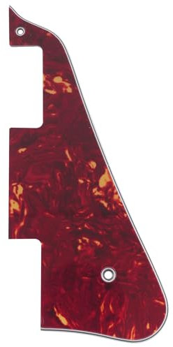 Musiclily Gitarren-Schlagbrett Pickguard für China Made Epiphone Les Paul Standard Modern Style,4 lagig Vintage Tortoise